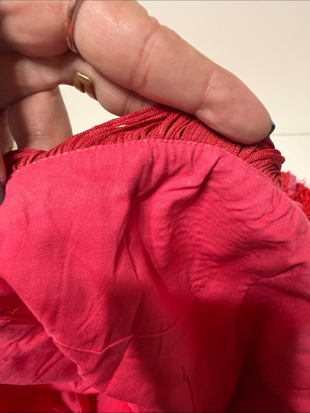 Anthropologie Let me Be Tiered Fringe Ombré Dress - Picture 17 of 17